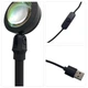 Проекційна різнокольорова RGB лампа Sunset Lamp з ефектом заходу сонця з пультом світильник від USB ЮСБ - зображення 4