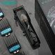 Машинка для стрижки профессиональная аккумуляторная беспроводная VGR V-653 триммер на подставке - изображение 5