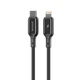 Кабель Proove Flex Metal Type-C to Lightning 27W (1m) black - изображение 1