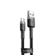 Кабель Baseus Cafule Cable USB For Type-C 3A 1m Gray+Black CATKLF-BG1 - изображение 6
