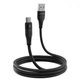Кабель Proove Soft Silicone USB to Type-C 2.4A (1m) black - зображення 6