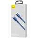 Кабель Baseus High Density Braided Type-C to Lightning PD 20W (2m) white - изображение 2