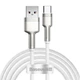Кабель Baseus Cafule Metal Data Type-C 66W (2m) Белый - изображение 1