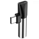 Перехідник AUX Baseus L41 Type-C to Type-C + 3.5mm black - зображення 5