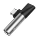 Перехідник AUX Baseus L41 Type-C to Type-C + 3.5mm black - зображення 7