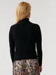 Sweter z golfem damski z wiskozy Tatuum NEKOKI T2318.090 S Czarny (5900142260636) - obraz 2