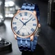 Наручний годинник Curren 8422 Blue-Gold-White - изображение 2