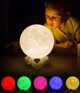 Настольный ночник светильник UKC Magic 3D Moon сенсорный ночник 5 цветов (3153-5) - изображение 1