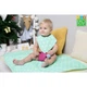 Слюнявчик Еко Пупс Eco Cotton бандана 21x30 (ментол, зірочки) (BEC-011) - зображення 3