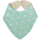 Слюнявчик Еко Пупс Eco Cotton бандана 21x30 (ментол, зірочки) (BEC-011) - зображення 5