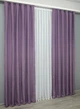 Комплект готових штор VR-Textil Ibiza № 1347ш Фіалковий 150х290 см 2 шт (33-0176) - зображення 4