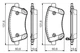 Гальмівні колодки BOSCH 0986494552 581011PA00 - зображення 2