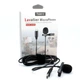 Мікрофон Lavalier петличний нагрудний з кабелем Type-C JH-042 1.4 м Black - зображення 2