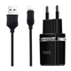 Зарядний мережеве HOCO C12 (2USB 2.4 A) Lightning Чорний - зображення 2