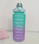 Пляшечка для води Aqua Max Blue Purple з маркерами часу, 2 л, Chansin (75164251) - зображення 1