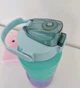 Пляшечка для води Aqua Max Blue Purple з маркерами часу, 2 л, Chansin (75164251) - зображення 4