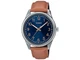 Часы Casio MTP-V005L-2B4 UDF в синем цвете с легкими оттенками коричневого для ношения на запястье. - изображение 6