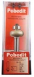 Фреза кромкова галтельна POBEDIT 1015 D24 d8 L60 h10 R5 - зображення 1
