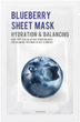 Maseczka w płachcie Eunyul Sheet Mask nawilżająca z jagodami 22 ml (8809435408571) - obraz 1