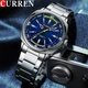 Мужские часы Curren 8455 Silver-Blue - изображение 2