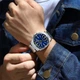 Мужские часы Curren 8455 Silver-Blue - изображение 4