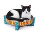 Іграшка для котів Petstages Scratch Snuggle & Rest Tan (Дряпалка-лежанка) 34х34х10 см блакитний (pt394) - зображення 2