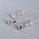 Набір прикрас Hand Made з кристалами Swarovski відтінку білого шампанського (набір без ланцюжка) - зображення 1