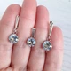 Набір прикрас Hand Made з кристалами Swarovski відтінку білого шампанського (набір без ланцюжка) - зображення 3