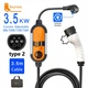 3.5 кВт 16 А. зарядний пристрій для електроавтомобілів Type2 Tesla, Nissan Leaf, Renault Zoe, E Golf, BMW i3 / 220 вольт IP65 feyree зарядка - зображення 1