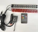 Светодиодная подсветка салона авто RGB led - подсветка ног в авто от прикуривателя, влагозащитная 4 х 22см - изображение 3