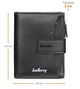 Мужской кошелек Baellerry Premium, портмоне клатч экокожа, черный - изображение 6