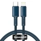 Кабель Baseus High Density Braided Type-C to Lightning PD 20W (1m) Голубой - изображение 1