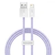 Кабель Baseus Dynamic Series Fast Charging Lightning 2.4A (1m) purple - изображение 1