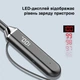 Бездротові водонепроникні навушники вкладиші з мікрофоном і Bluetooth 5.2 + LED дисплей, чорні (75171826) - зображення 2