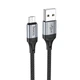 Кабель Micro USB HOCO X102 для зарядки 2.4A 1м черный - изображение 1