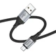 Кабель Micro USB HOCO X102 для зарядки 2.4A 1м черный - изображение 4