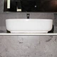 Тумба с раковиной REXON Ombra RX99CG/100 Glossy White/Espresso - изображение 6