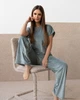 Домашняя одежда ISSA PLUS 13667 XXL оливковая - изображение 4
