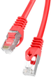 Патч-корд Lanberg FTP Cat 6 15 м Red (5901969428551) - зображення 1