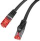 Patchcord Lanberg FTP Cat 6 5 m Black (5901969434149) - obraz 1