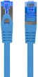 Патч-корд Lanberg S/FTP Cat 6a 2 м Blue (5901969424836) - зображення 2