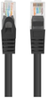 Patchcord Lanberg UTP Cat 5e 0.5 m Black (5901969406696) - obraz 1