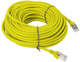 Patchcord Lanberg UTP Cat 5e 30 m Yellow (5901969427837) - obraz 2