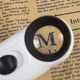 Ручна кишенькова лупа з 40-кратним збільшенням та зі світлодіодним підсвічуванням на батарейках, Білий - зображення 8