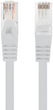 Патч-корд Lanberg UTP Cat 6 1 м Grey (5901969434262) - зображення 1