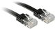 Patchcord Lindy Cat 6 U/UTP 1 m Black (4002888480772) - obraz 2