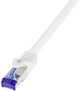 Patchcord LogiLink Cat 6a S/FTP Ultraflex 5 m White (4052792055696) - obraz 1