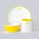 Тарілка обідня дитяча МВМ MY HOME 20 см Жовта (KP-46 YELLOW) - зображення 5
