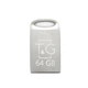 Флеш-накопичувач USB Flash Drive T&G об'ємом 64 Гб, виготовлений з металу, модель 105, колір сталевий. - зображення 2