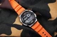 Часы Casio AE-1000W-4B с серым циферблатом и оранжевым ремешком. - изображение 9